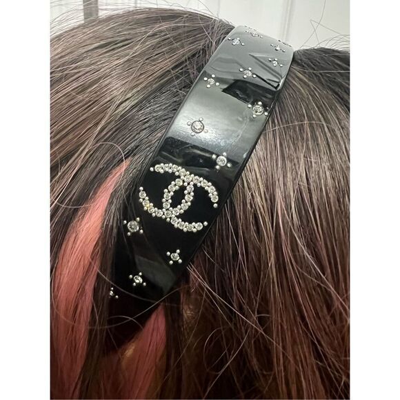 Chanel rhinestone cc headband hair accessory main image 9